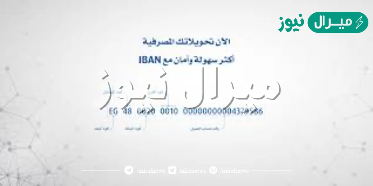يتالف الرقم الدولي للحساب البنكي من