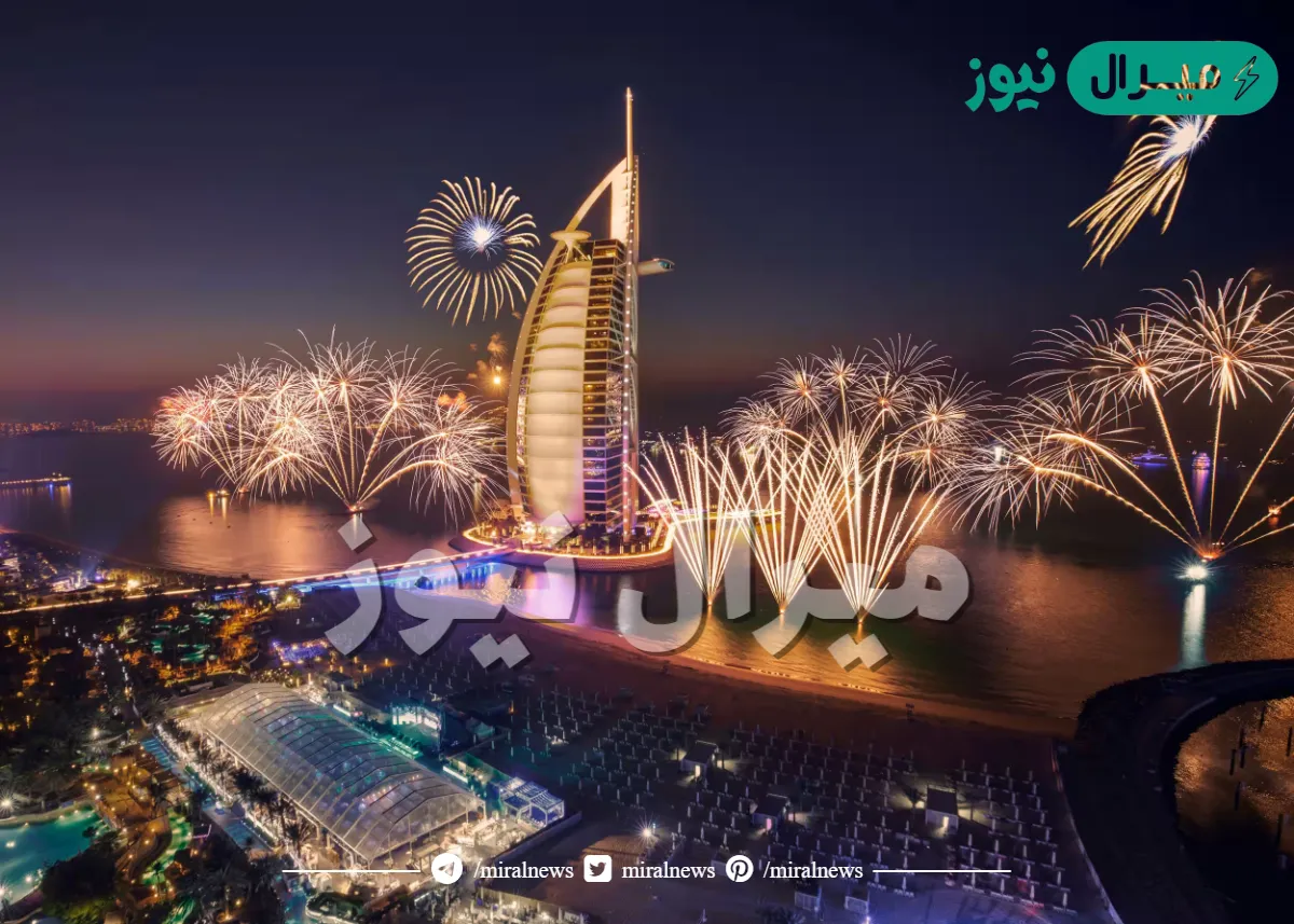 احتفالات دبي في ليلة راس السنة