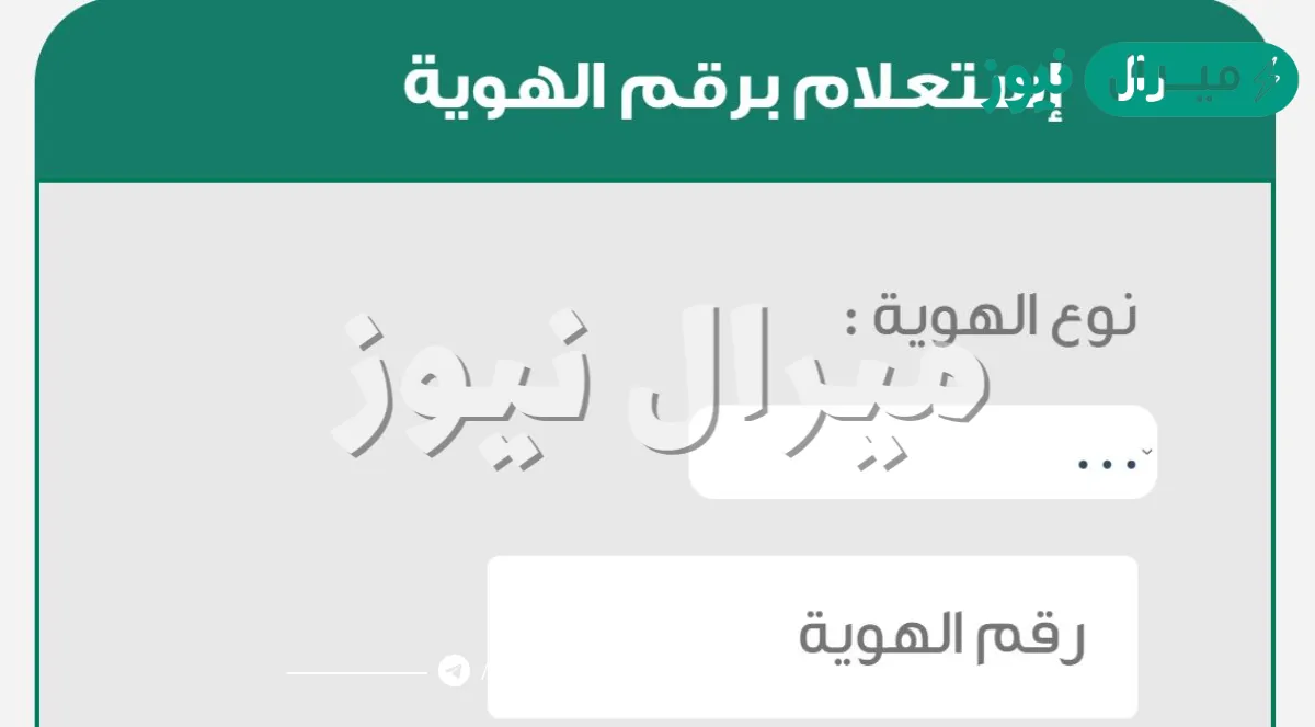 استعلام عن تأشيرة برقم الهوية