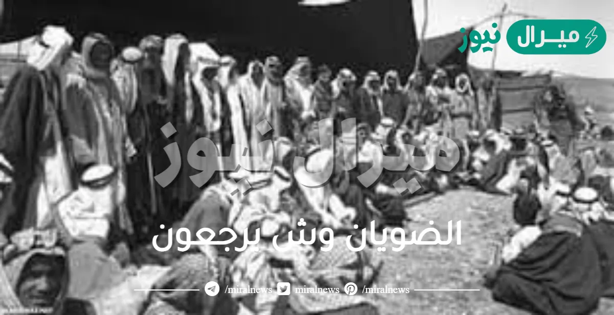 الضويان وش يرجعون