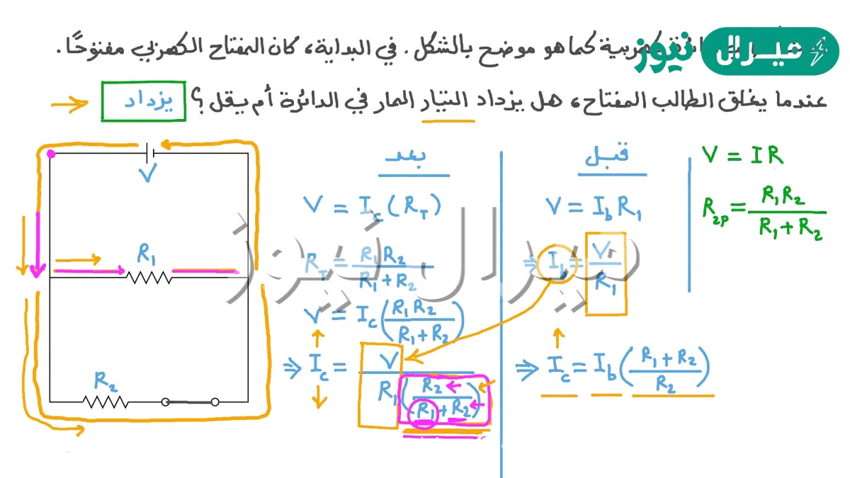 المفتاح الآلي الذي يعمل على فتح الدائرة الكهربائية عندما يتجاوز مقدار التيار المار فيها القيمة المسموح بها يسمى