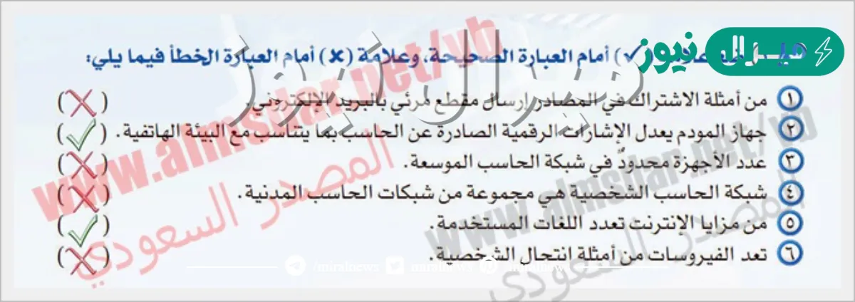 عدد الاجهزه محدود في شبكه الحاسب الموسعه صح ام خطا