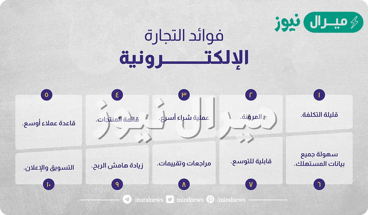 من الفوائد التي قدمتها لنا التجارة الالكترونية