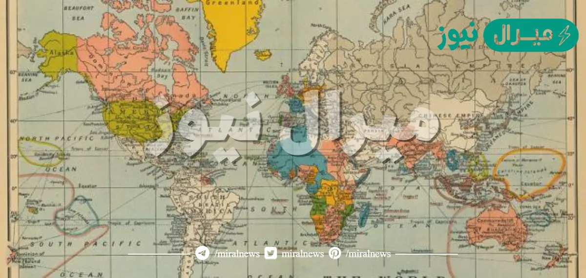 من اول من رسم خريطة العالم