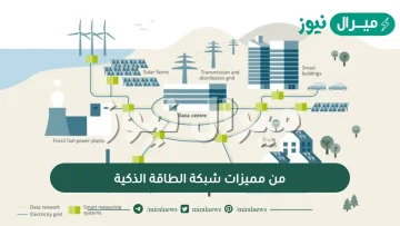 من مميزات شبكة الطاقة الذكية