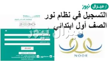 نظام نور تسجيل اول ابتدائي