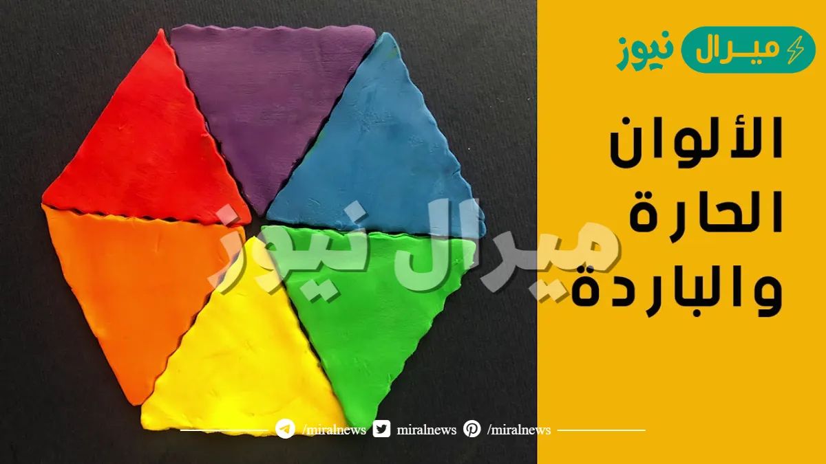 الالوان الحاره والبارده الصف الثاني