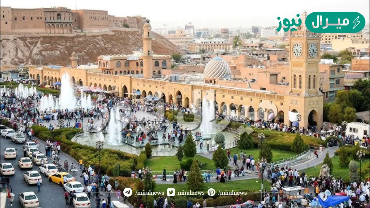 اين تقع اربيل