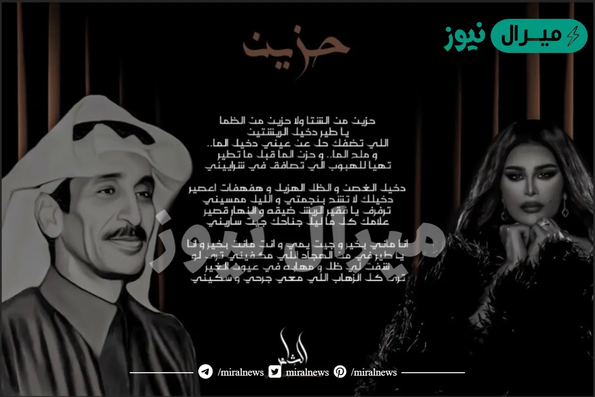 حزين من الشتاء احلام كلمات