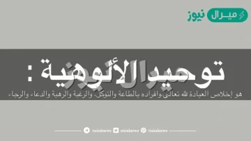 كيف نستنتج تعريف توحيد الالوهية