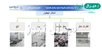 كيف يتشكل الهطول