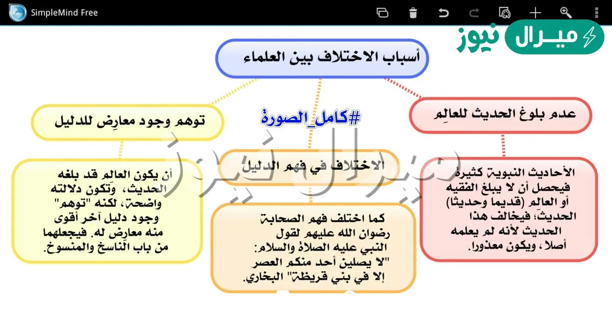 ماهي اسباب خلاف العلماء