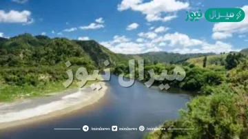 من اين تبدا الانهار واين تصب