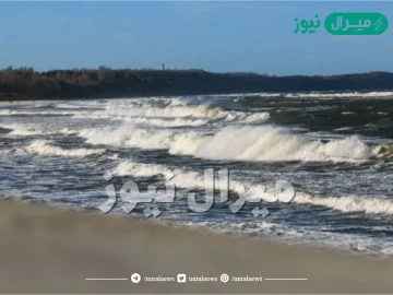 يحدث المد والجزر في مياه الشاطئ بسبب