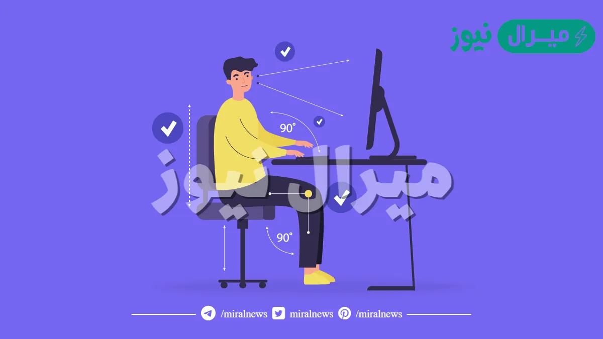 الجلسة الصحيحة بداية التعامل مع الحاسوب.