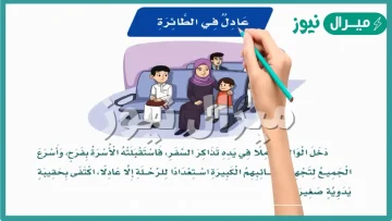 دخل عادل الطائرة فأخذ يلعب في الممرات . صواب خطأ