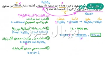 أيُّ من نسب العناصر التالیة تمثل مركب حمض الكبریتیك ؟h2so4 ؟