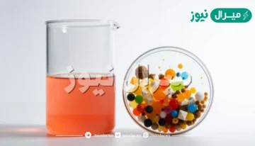 المحلول مخلوط غير متجانس.