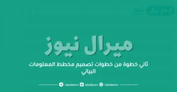 ثاني خطوة من خطوات تصميم مخطط المعلومات البياني