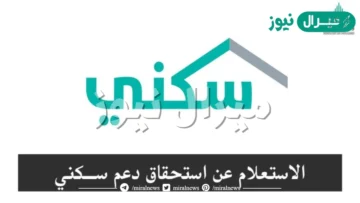 طريقة معرفة استحقاق الدعم السكني عبر البوابة الرسمية