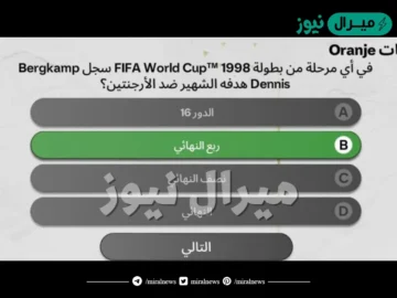 في أي مرحلة من بطولة 1998 FIFA World Cup سجل Bergkamp Dennis هدفه الشهير ضد الأرجنتين؟