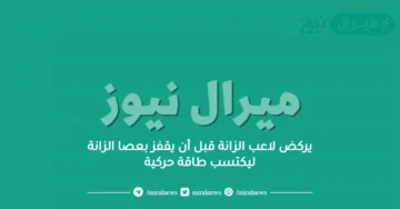 يركض لاعب الزانة قبل أن يقفز بعصا الزانة ليكتسب طاقة حركية