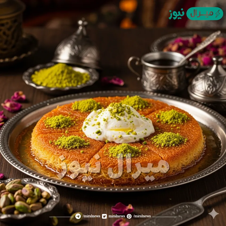أسرار تحضير الكنافة الذهبية بالقشطة في المنزل