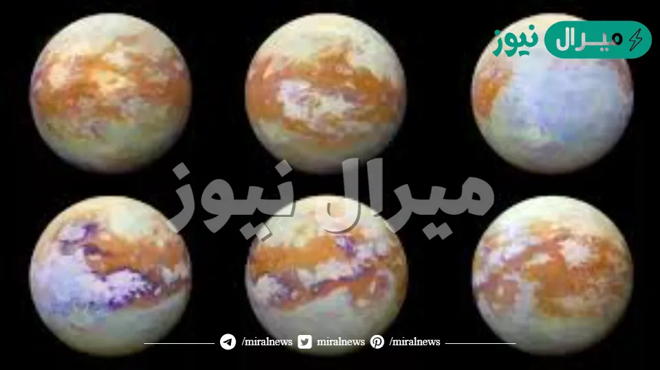 تيتان القمر الوحيد من أقمار النظام الشمسي الذي يحوي غلافاُ جوياً.