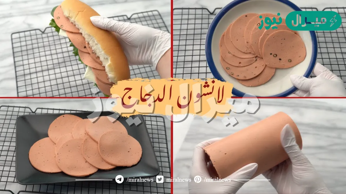 طريقة عمل لانشون الفراخ في المنزل