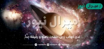 لدى كوكب زحل حلقات باهته و رقيقة جداً.