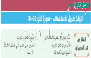 حل درس الزواج طريق الاستعفاف