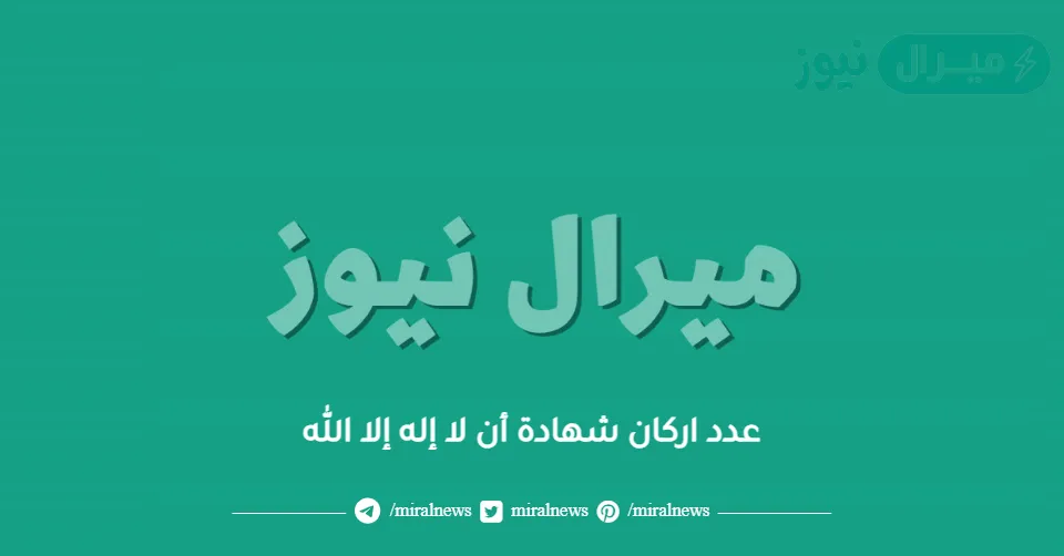 عدد اركان شهادة أن لا إله إلا الله