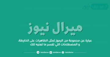عبارة عن مجموعة من الرموز تمثل الظاهرات على الخارطة، و المصطلحات التي تفسر ما تعنيه تلك