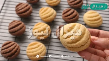 بسكوت العشر دقائق بمكونات في كل بيت سهل وسريع