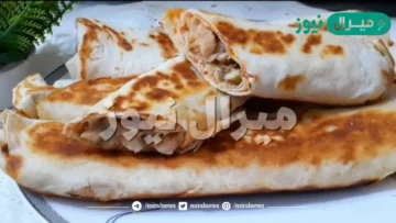 طريقة عمل خبز الصاج للشاورما منال العالم