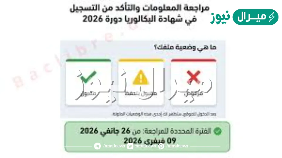 “HERE” نتائج البكالوريا الجزائر حسب رقم التسجيل عبر الديوان الوطني