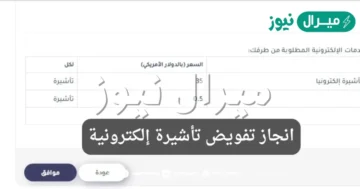 استعلام عن تفويض تأشيرة في السعودية إلكترونيا