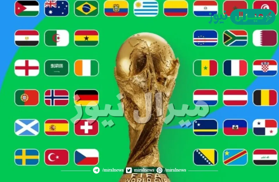 ترتيب المنتخبات في كأس العالم fifa 2026