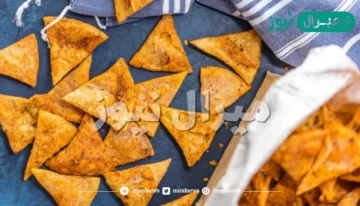 طريقة الدوريتوس في البيت بكوب دقيق واحد ومن غير زيت وأجمل قرمشة