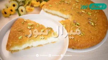 طريقة عمل كنافة الكريمة بطريقة الحلواني
