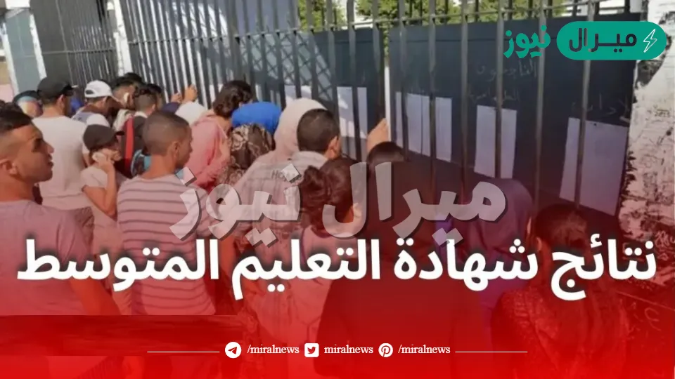 موقع الكشف عن نتائج شهادة التعليم المتوسط