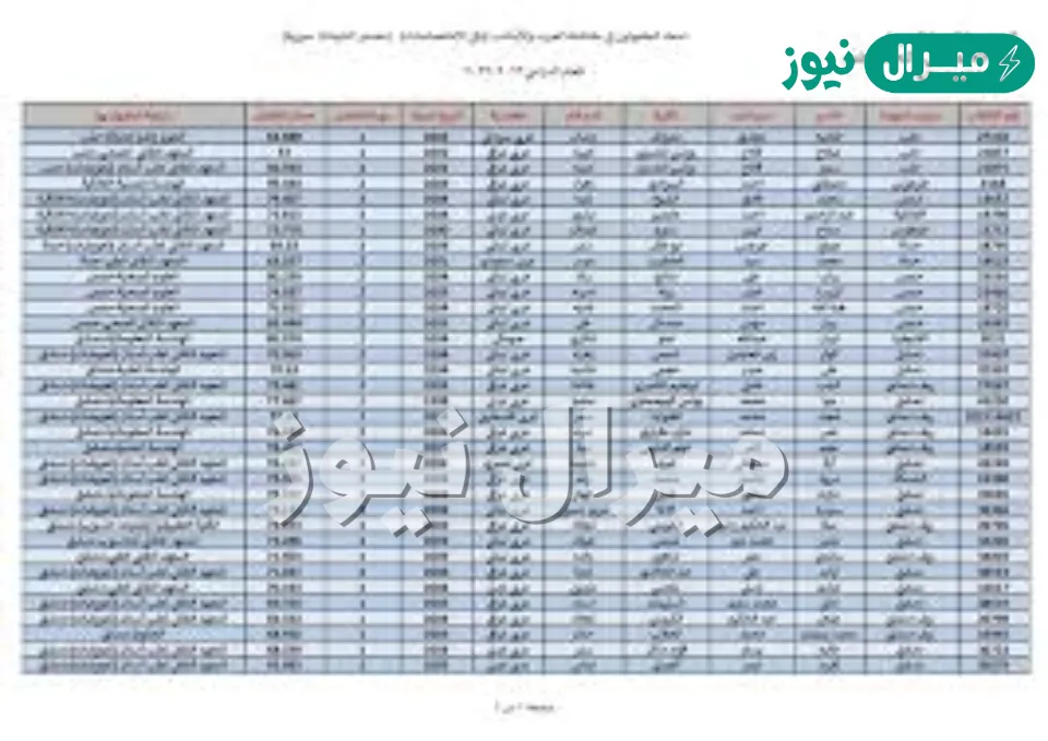 نتائج مفاضلة الماجستير جامعة دمشق واسماء المقبولين (التعليم العام- والموازي) على الموقع الرسمي- نتائج مفاضلة الدراسات العليا الاسمية
