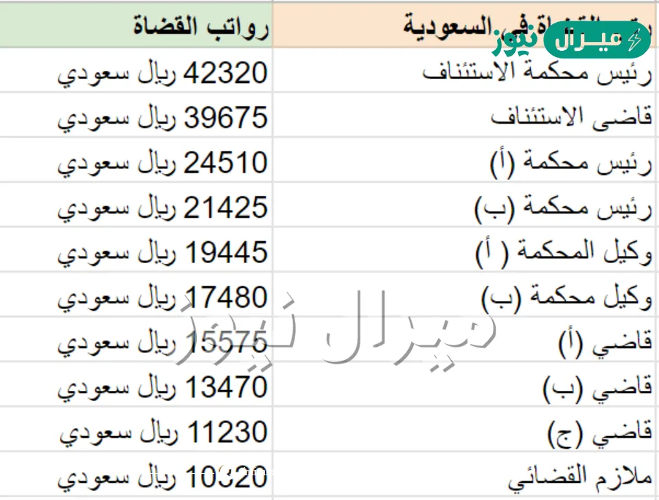 سلم رواتب القضاة وشروط تعيين القضاة في المملكة